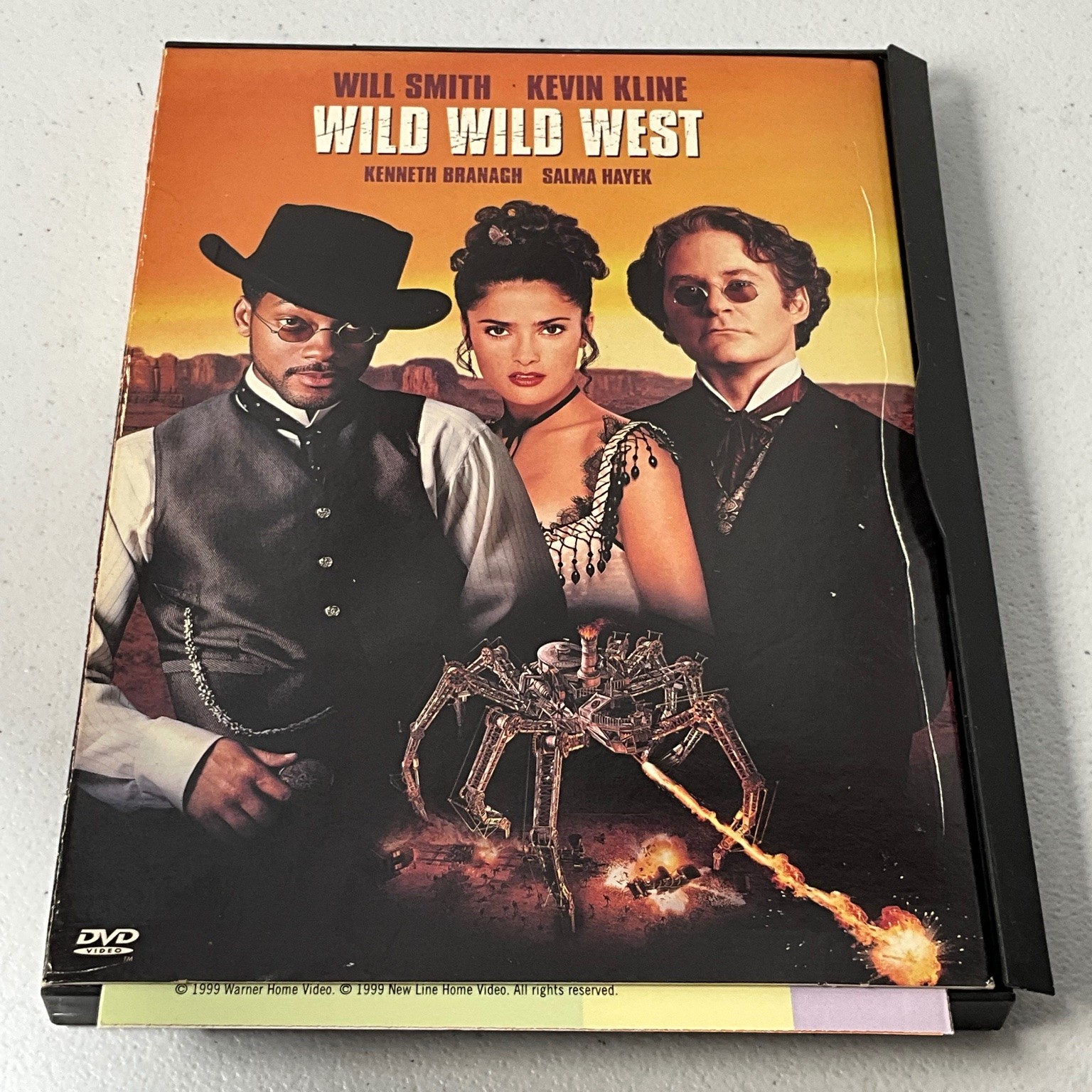 Wild Wild West DVD 1999 Will Smith Kevin Kline Salma Hayek Barry Sonnenfeld