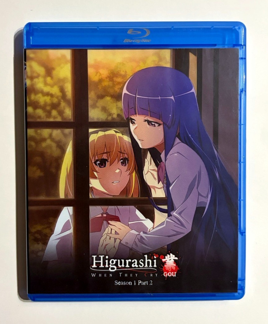 Higurashi When They Cry Gou Season 1 Part 2 RARE FUNimation Anime Blu-Ray Set