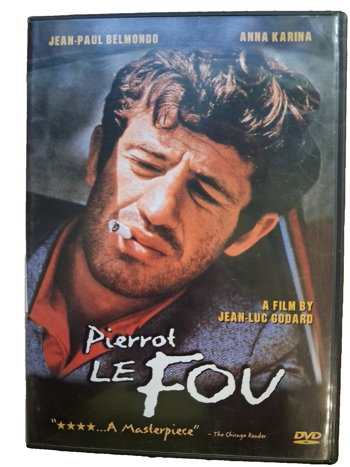 PIERROT LE FOU (1965) DVD, French Film, Jean-Luc Godard, Adventure, Romance