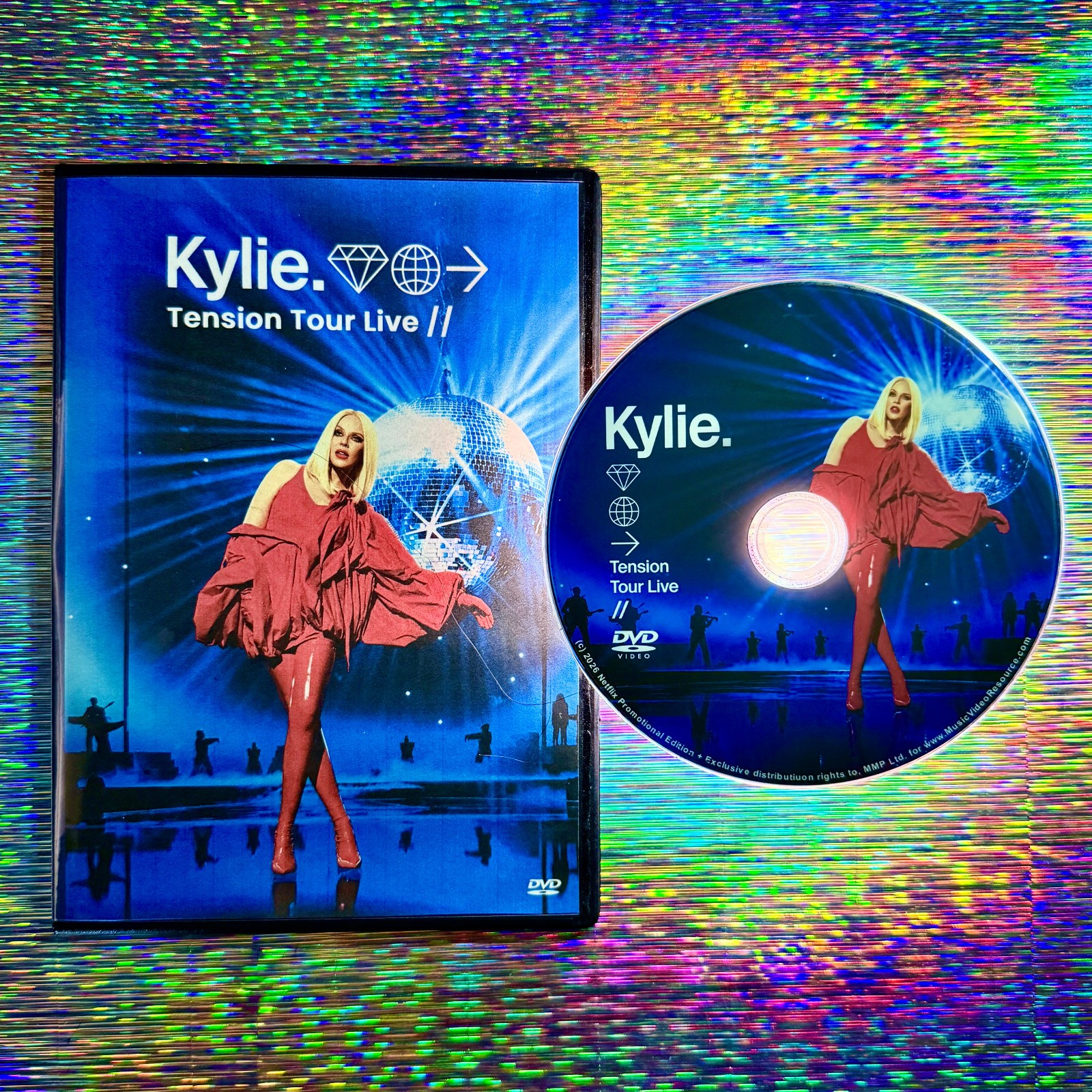 KYLIE MINOGUE Kylie Tension Tour Live 2025 Concert DVD or Blu-ray