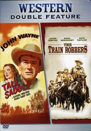The Train Robbers / Tall in the Saddle – DVD By Various – GOOD
