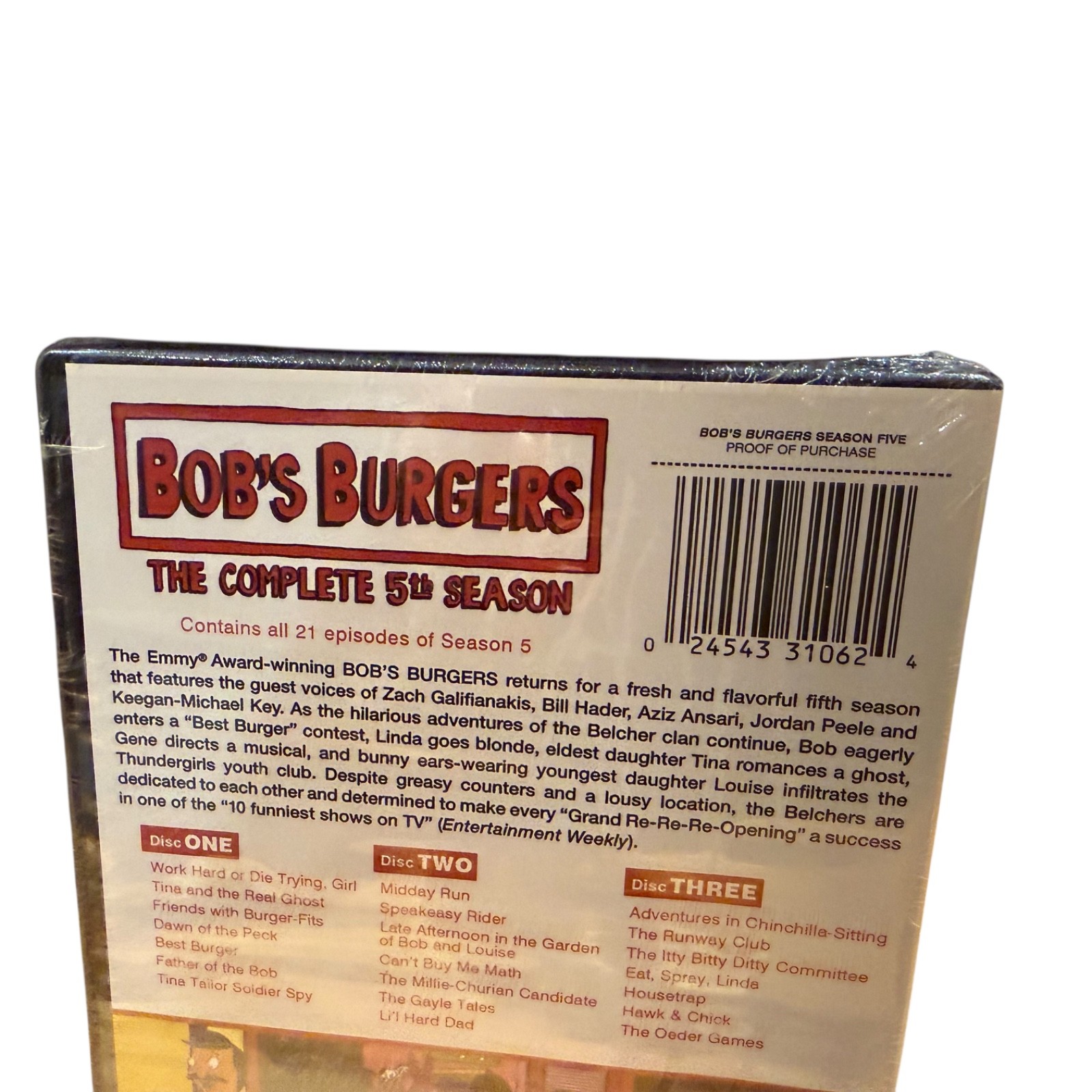 NIP Bob’s Burgers: The Complete Fifth Season – Brand New – DVD Sealed
