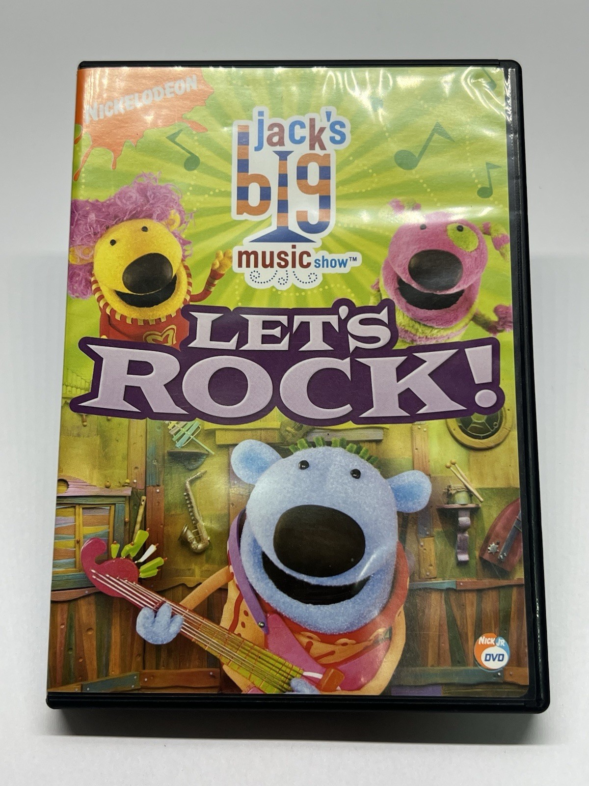 Jack’s Big Music Show: Let’s Rock! DVD Nickelodeon Nick Jr. RARE OOP 2007 Viacom