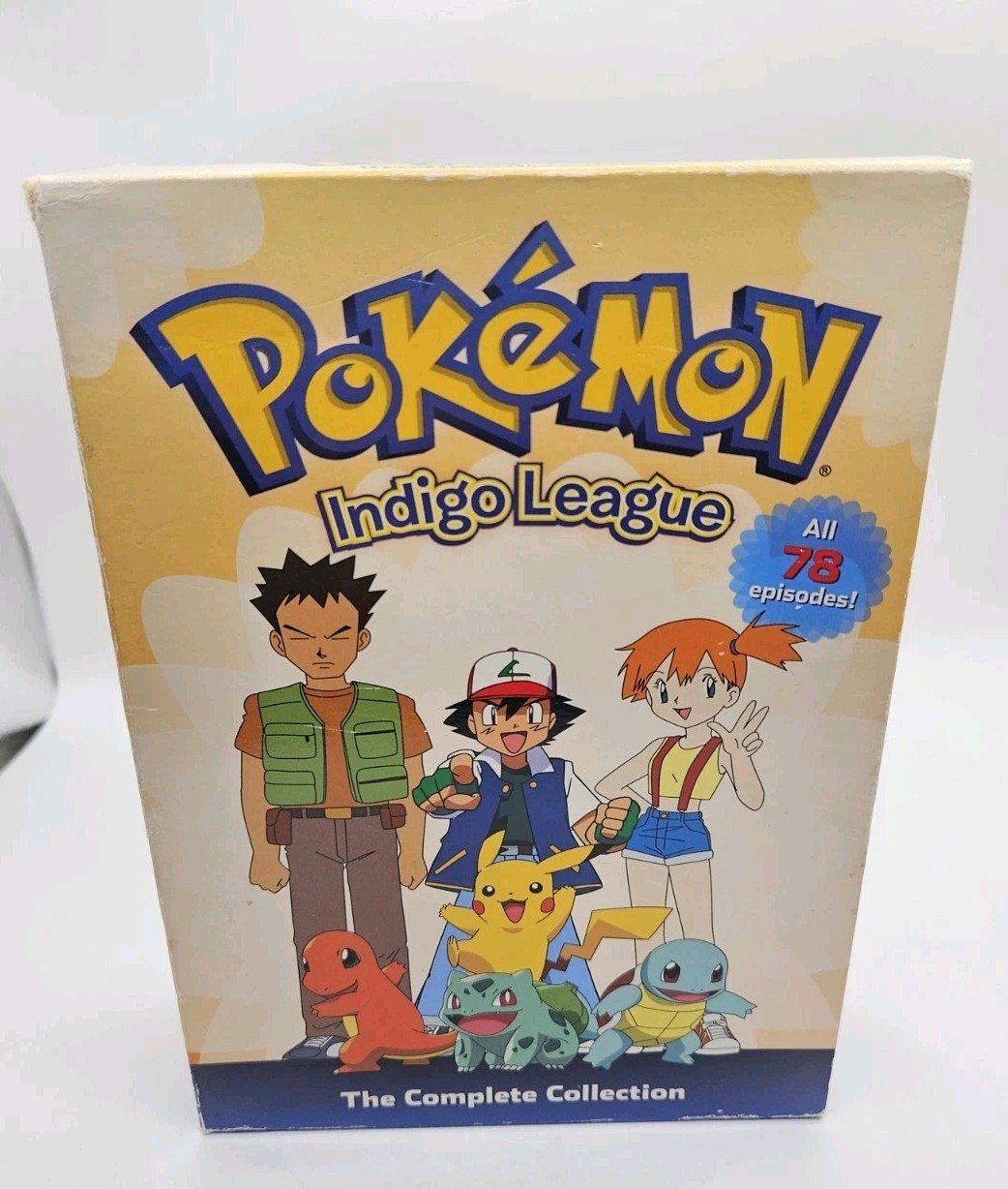 Pokemon: Indigo League-The Complete Collection (DVD) Autographed By Bill Rogers