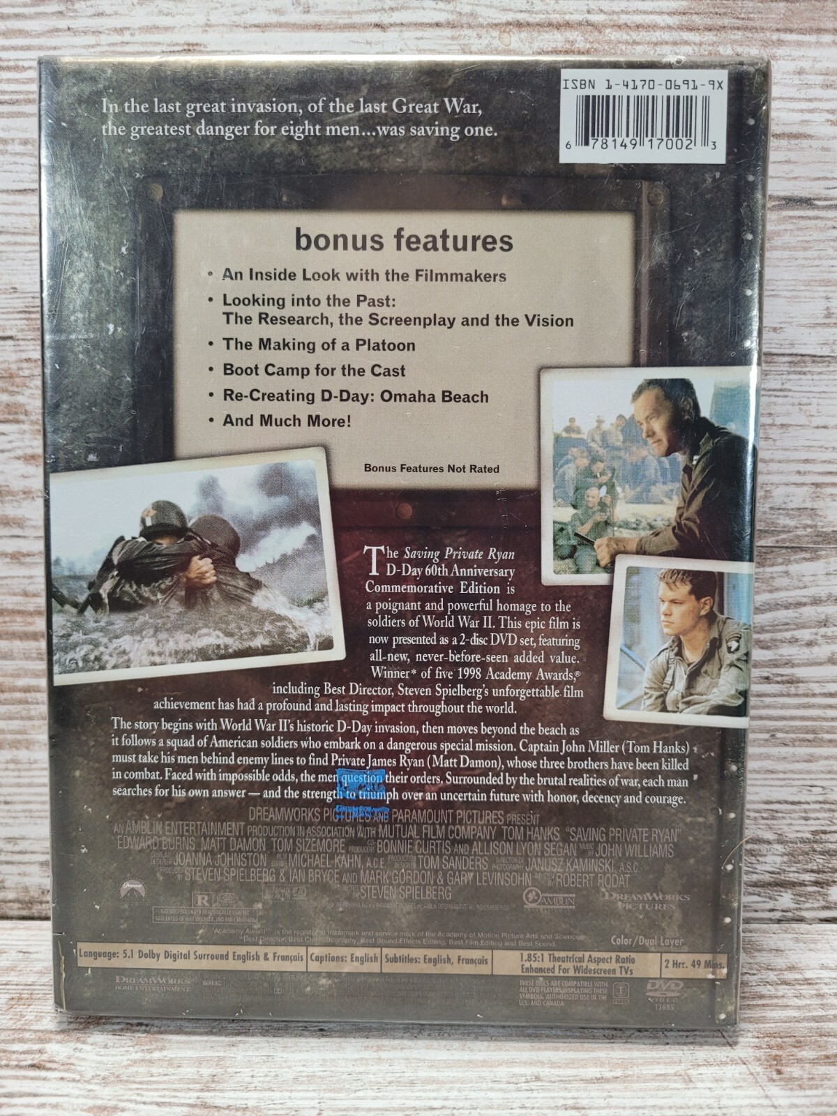 NEW SEALED SAVING PRIVATE RYAN 2-DISC SET D-DAY 60TH ANNIVERSARY LIMITED ED.
