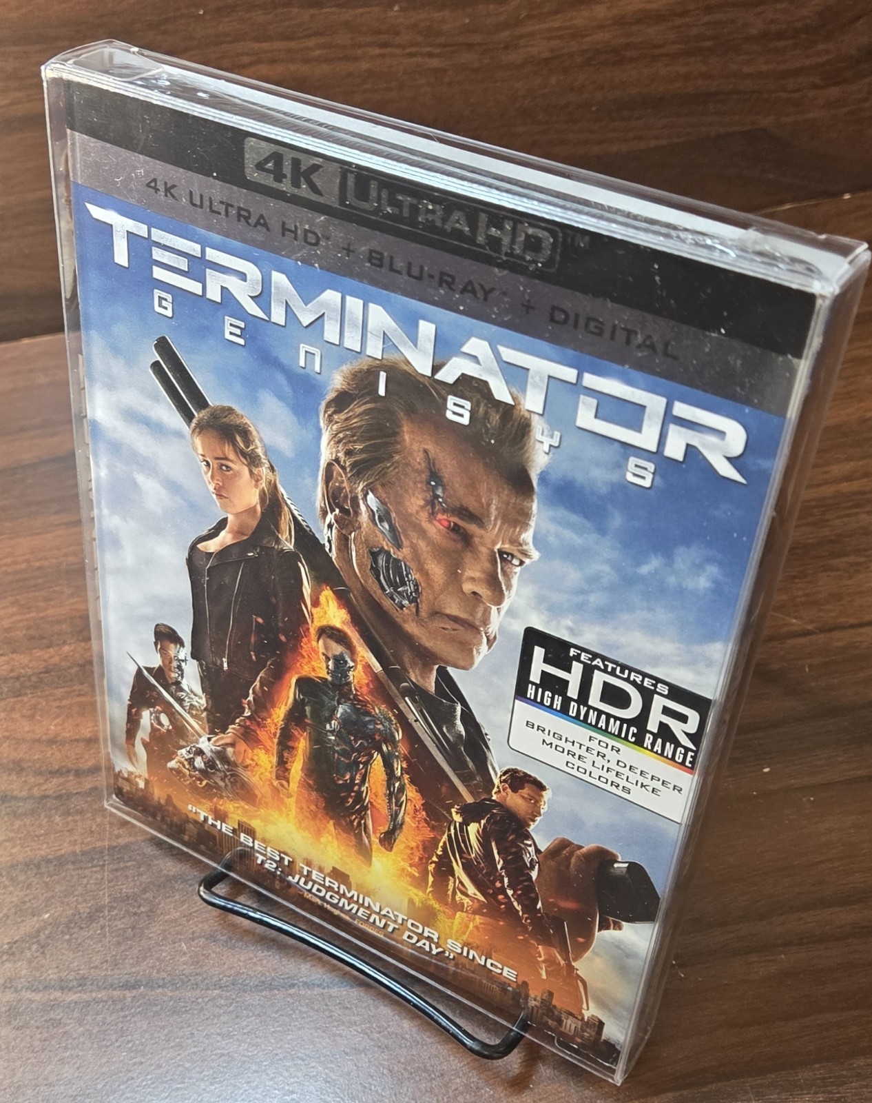Terminator Genisys (4K/Blu-ray) SLIPCOVER w/PROTECTIVE SLEEVE-NEW- Free SHIPPING