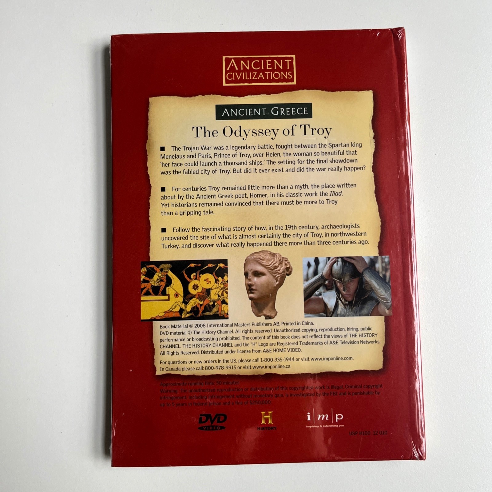 Ancient Civilizations The Odyssey Of Troy DVD #23 Of History Channel Series NEW!