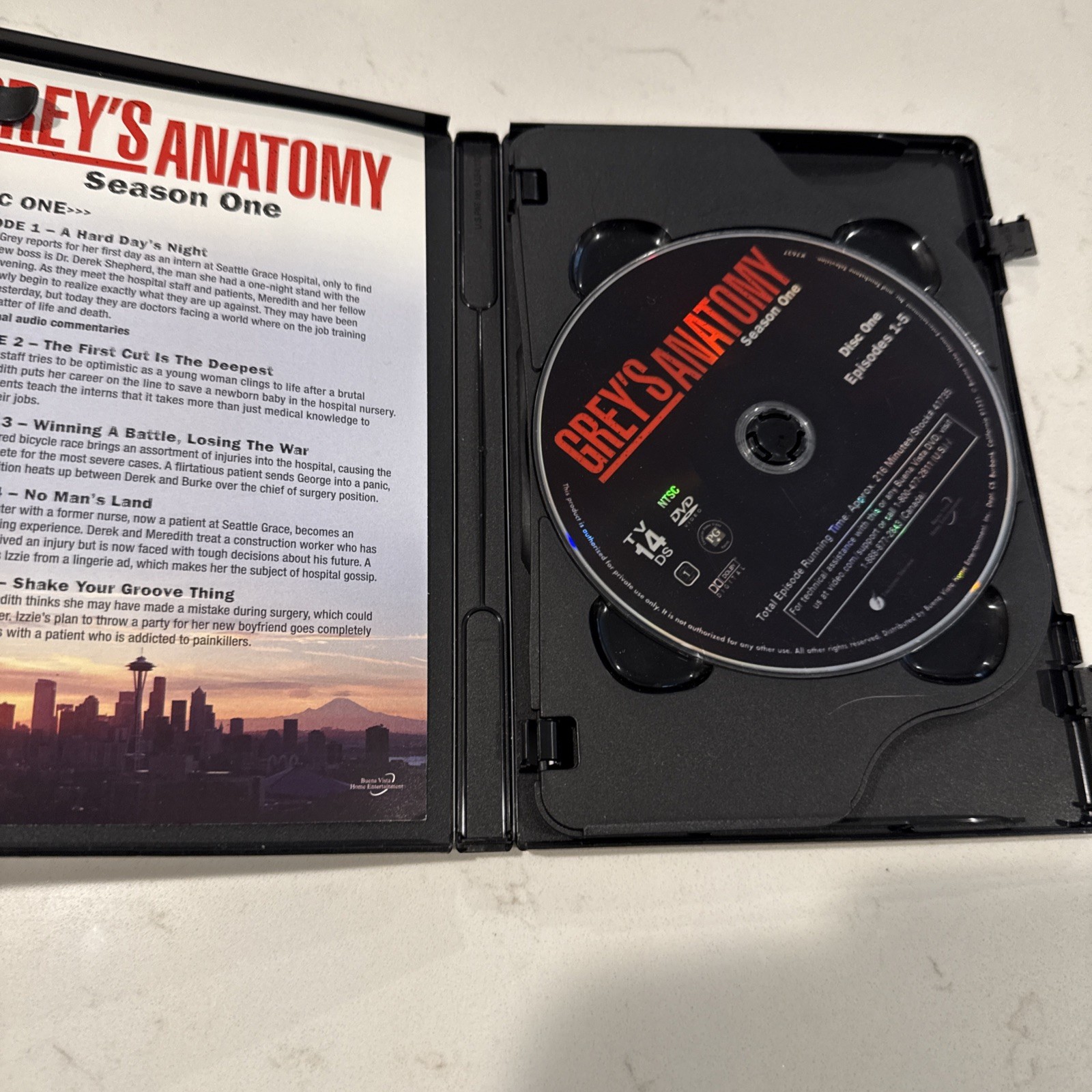 Greys Anatomy Seasons 1-3 1 2 3 DVD, 2006 TV Series Show Medical Drama McDreamy