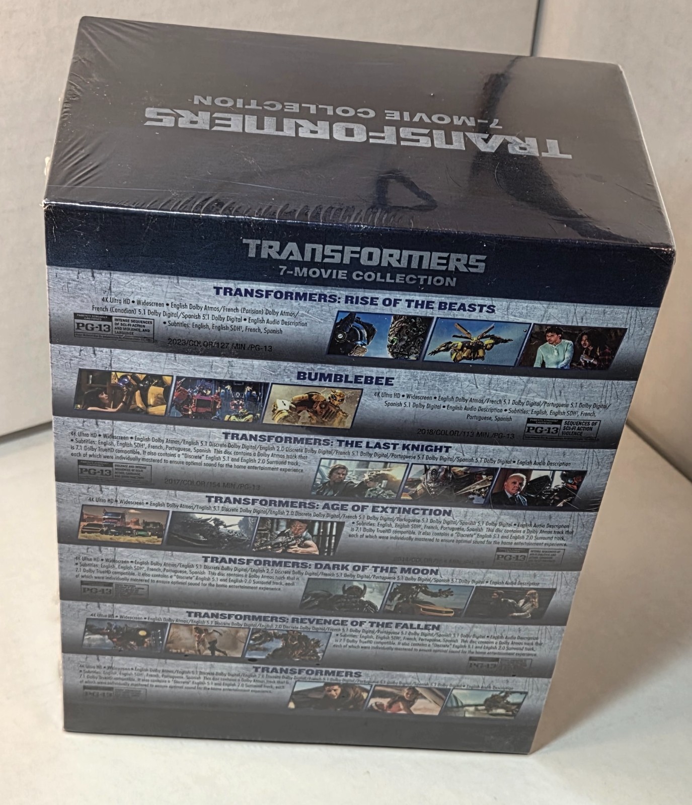 Transformers: 7-Movie Collection (4K Ultra HD) NEW (Sealed)-Box Shipping