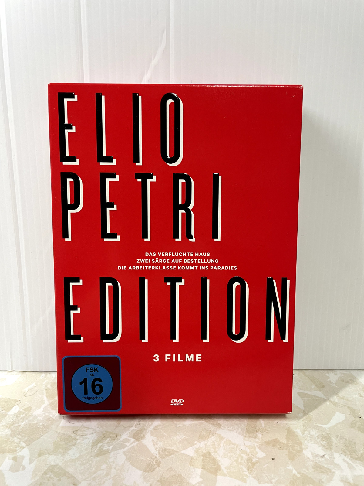 Elio Petri 3 Film 4 Disc DVD Boxset Italian Films German Import 60’s 70’s Reg 2
