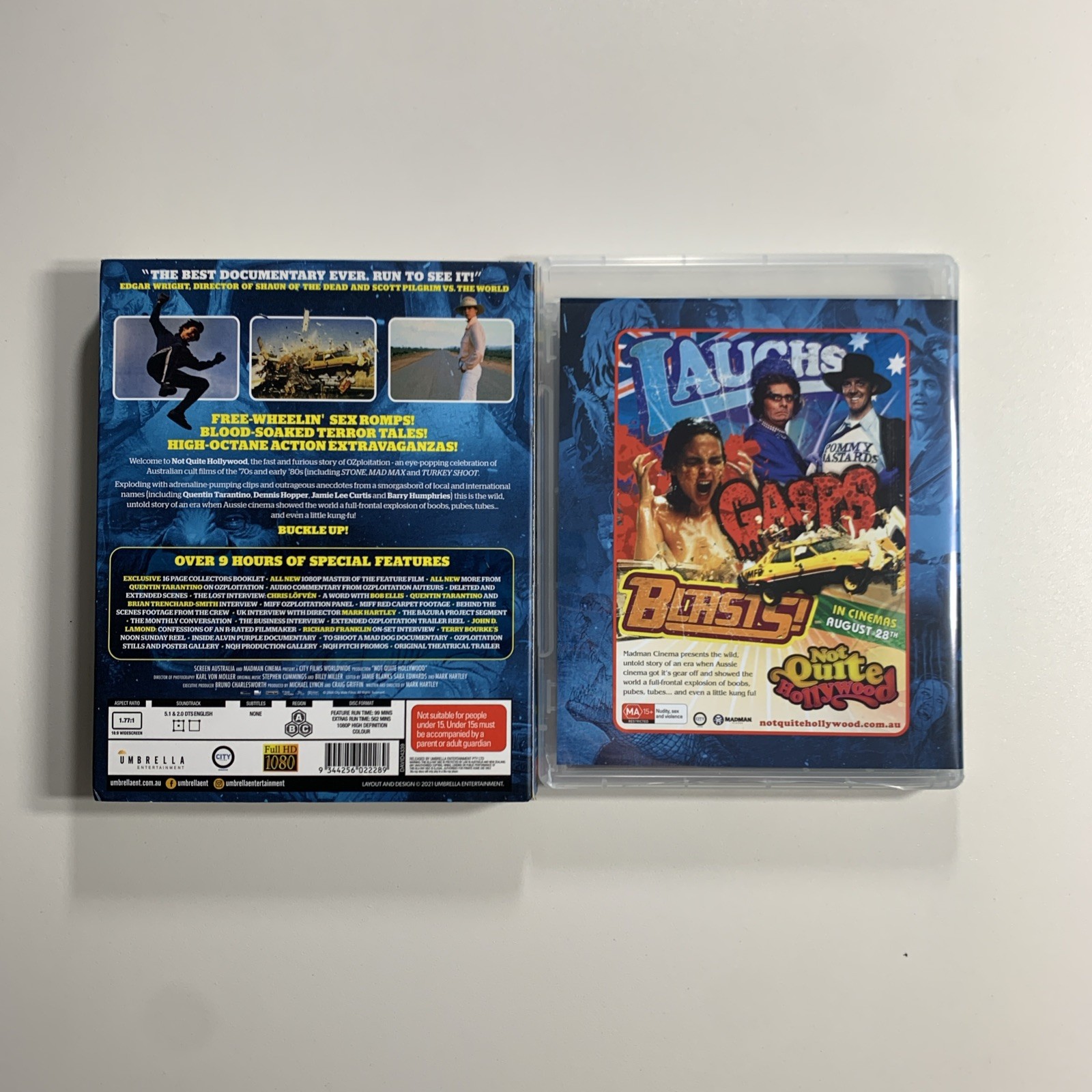 Not Quite Hollywood: The Wild Untold Story of Ozploitation – Umbrella Blu – OOP