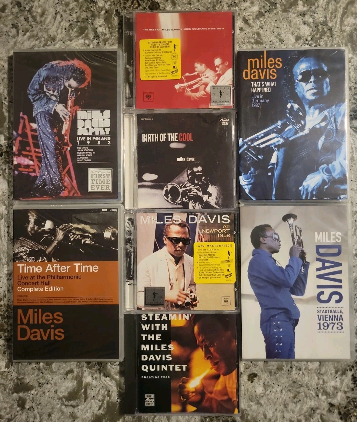 Miles Davis 4 CD & 4 DVD Lot Live Vienna ~ Poland ~ Germany ~ Philharmonic