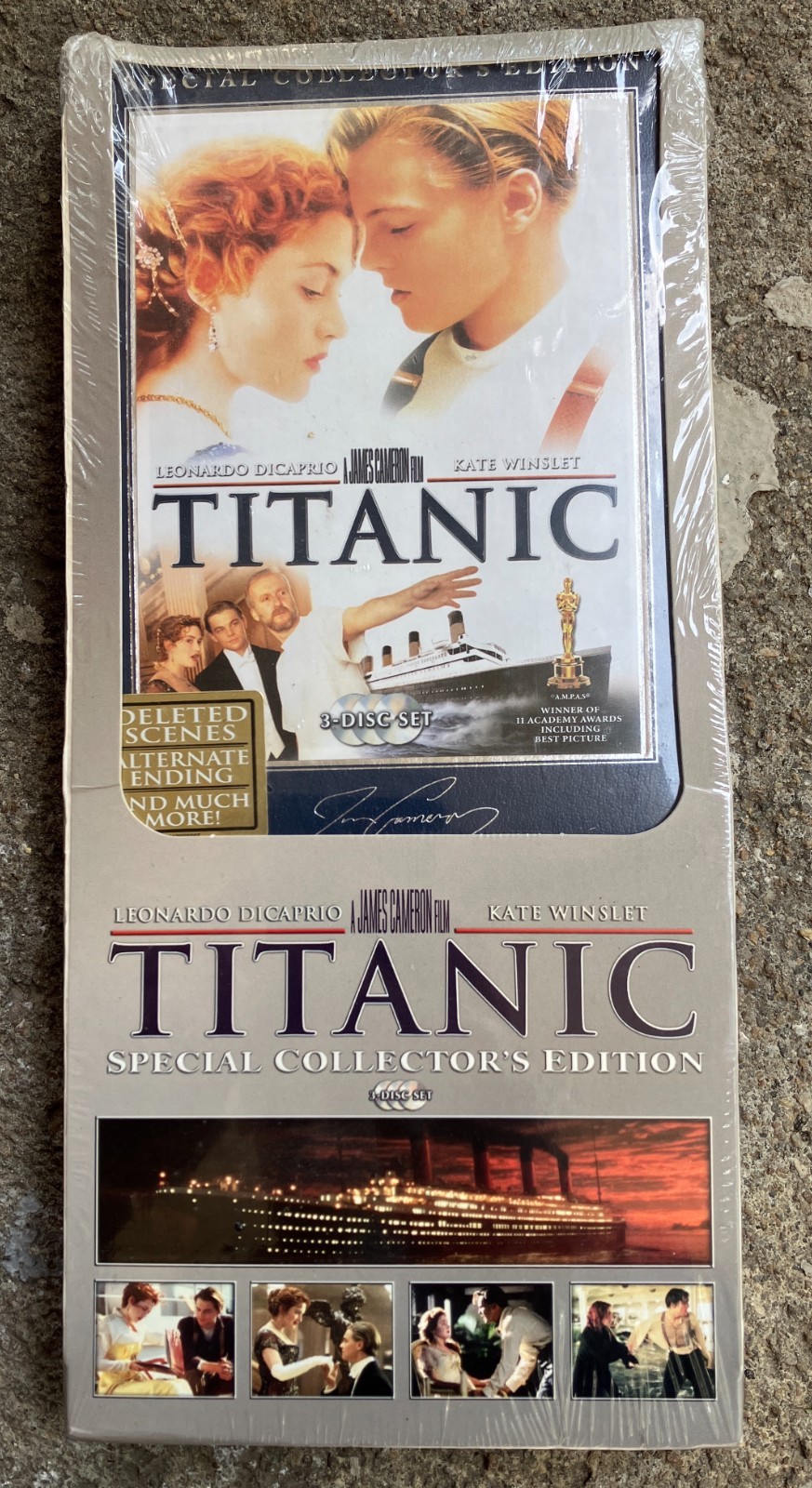 dvd TITANIC Special Collector’s Edition longbox SEALED three disc set DiCaprio