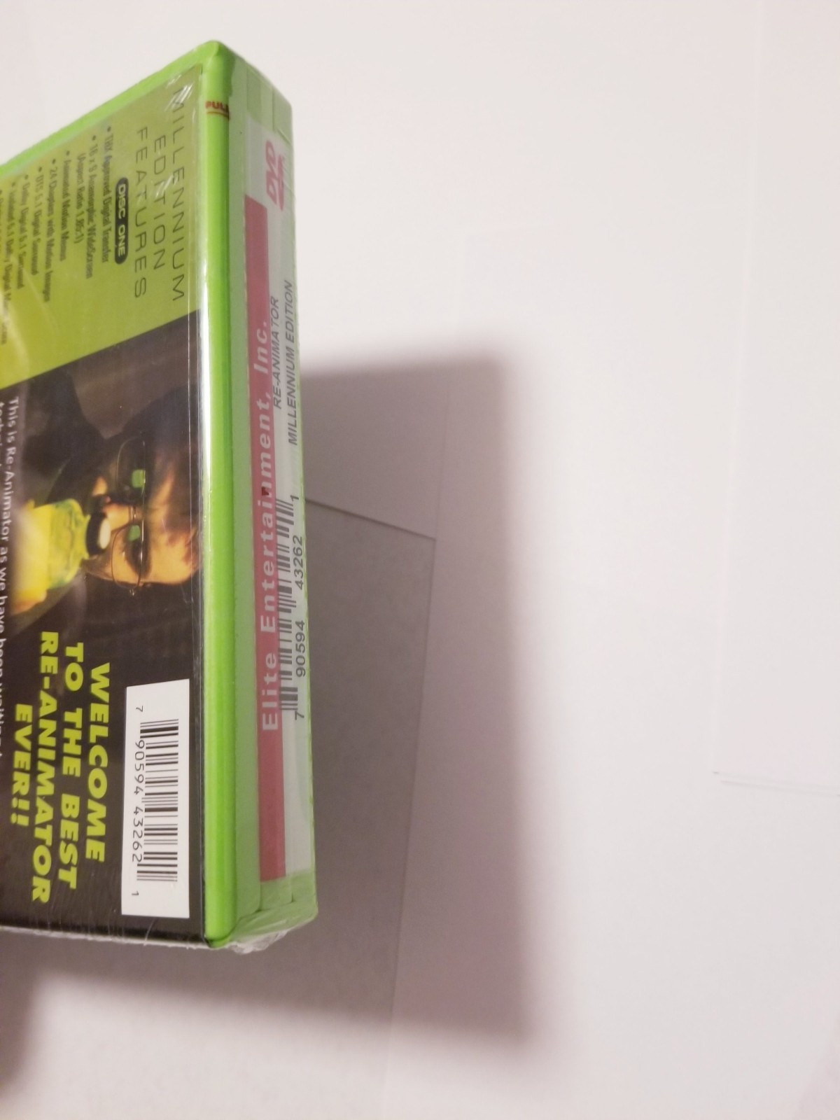 HP Lovecrafts Re-Animator – Millenium Edition (2002, 2-disc DVD set) Green