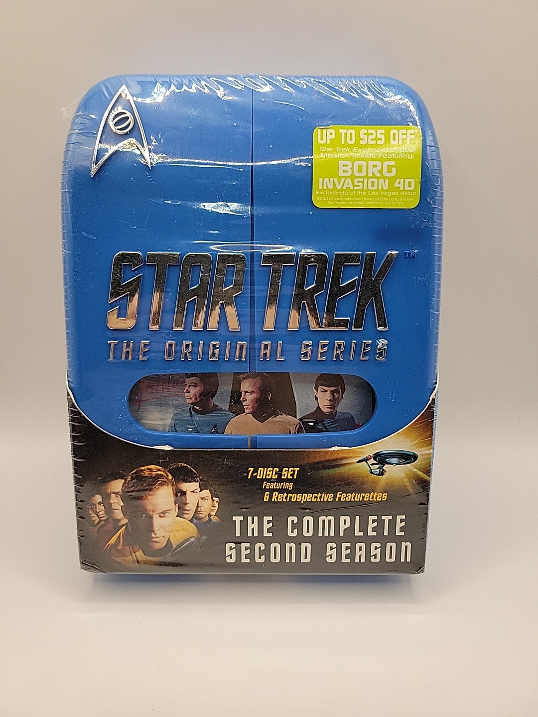 star trek the original series the complete second season (dvd) hard plastic box