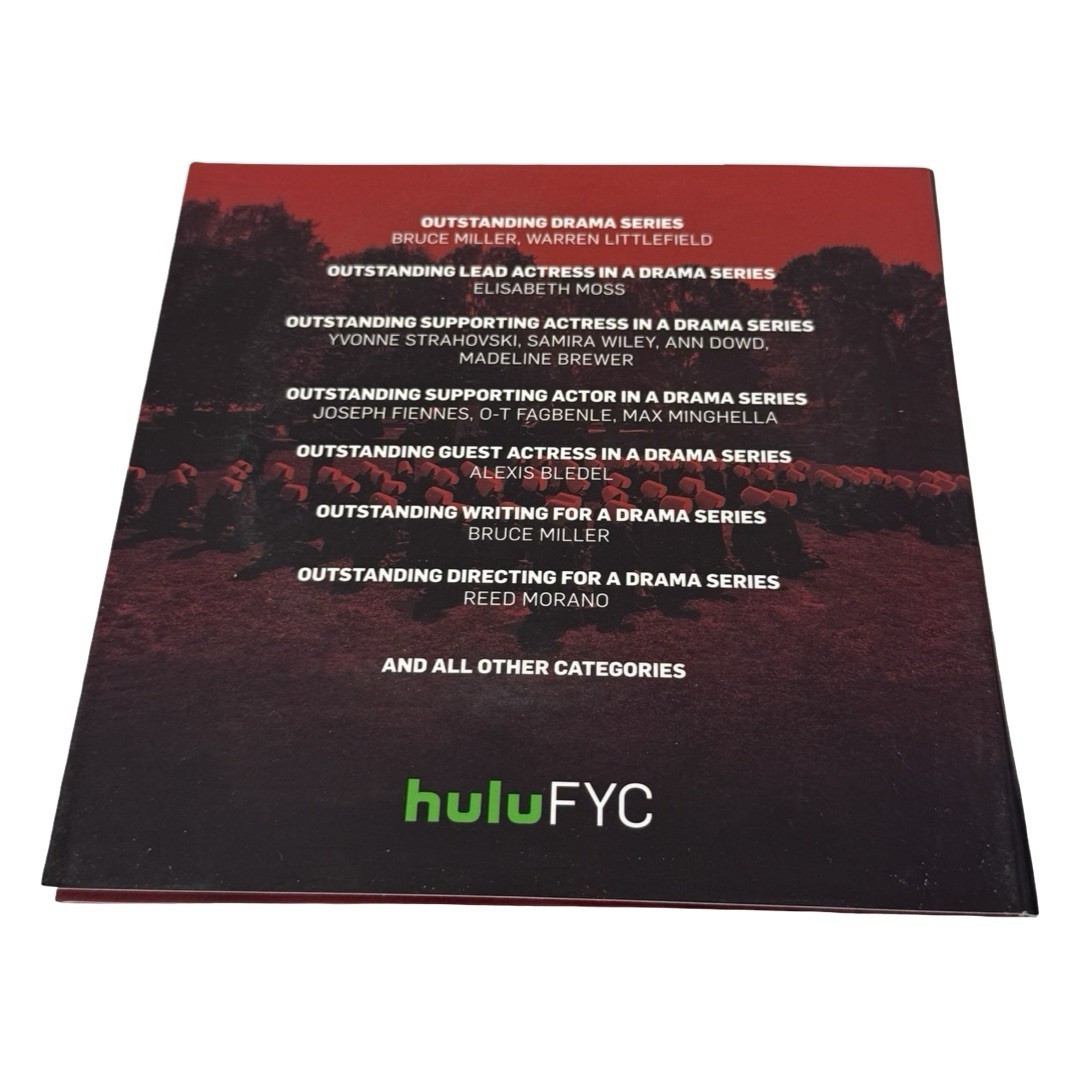 Hulu FYC – The Handmaid’s Tale – Season 1 Episodes 06-10 – Emmy Screener DVD