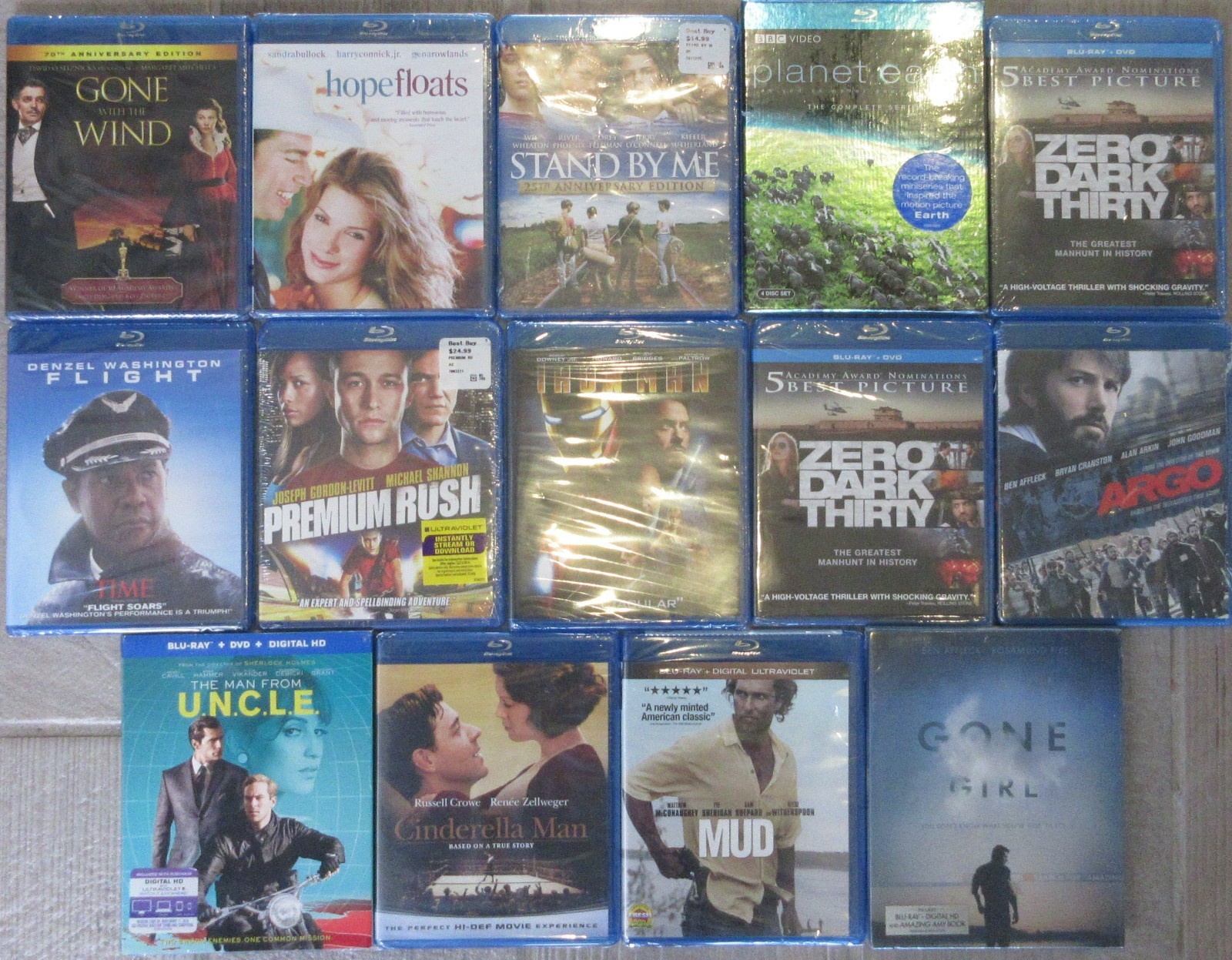 Blu-Ray Movie Bundle Many Great Titles Mixed Genres New Sealed Lot of 14 READ