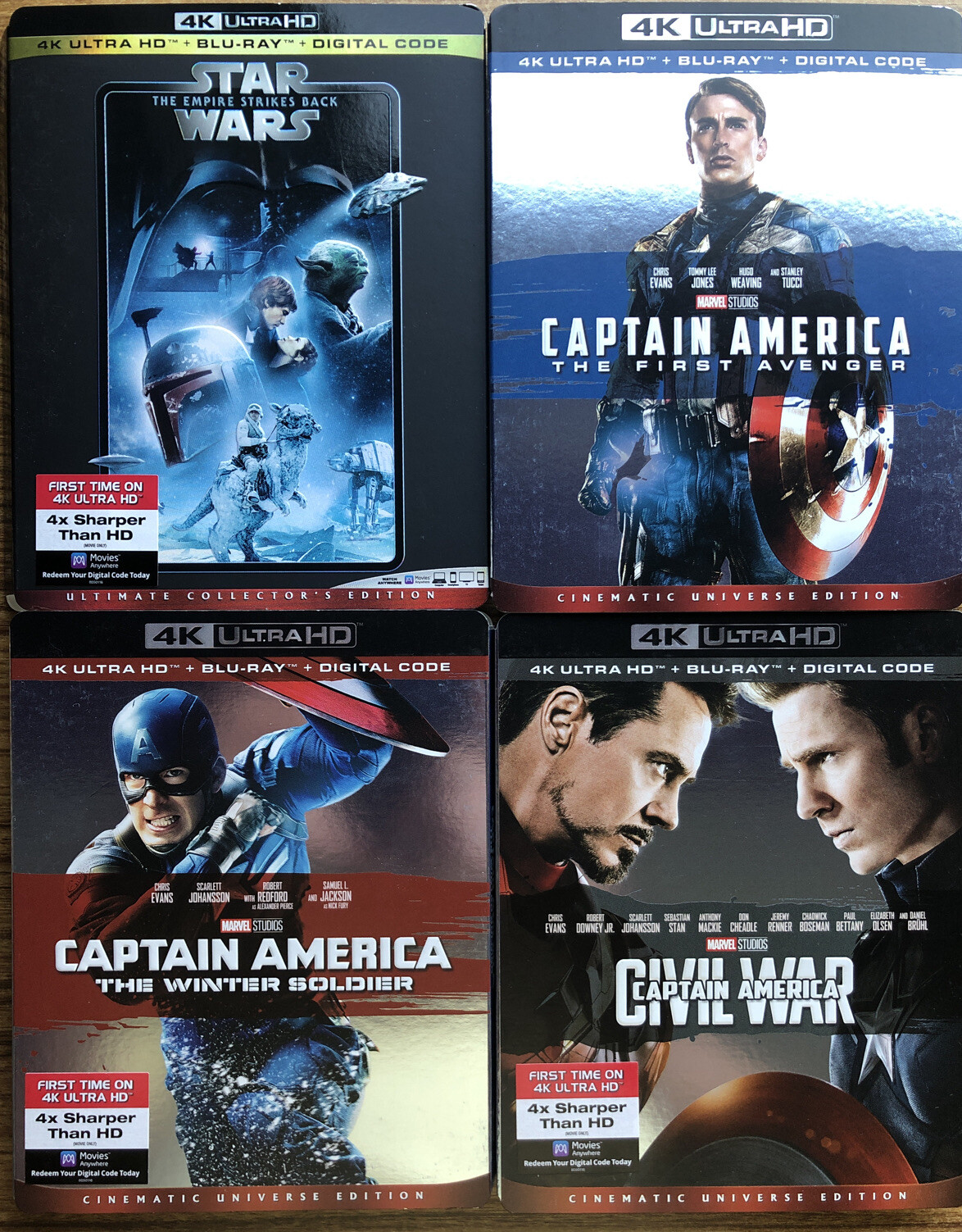 Blu-ray & 4K Slipcovers only – Star Wars, Disney, Marvel + more RARE! NEW STOCK!