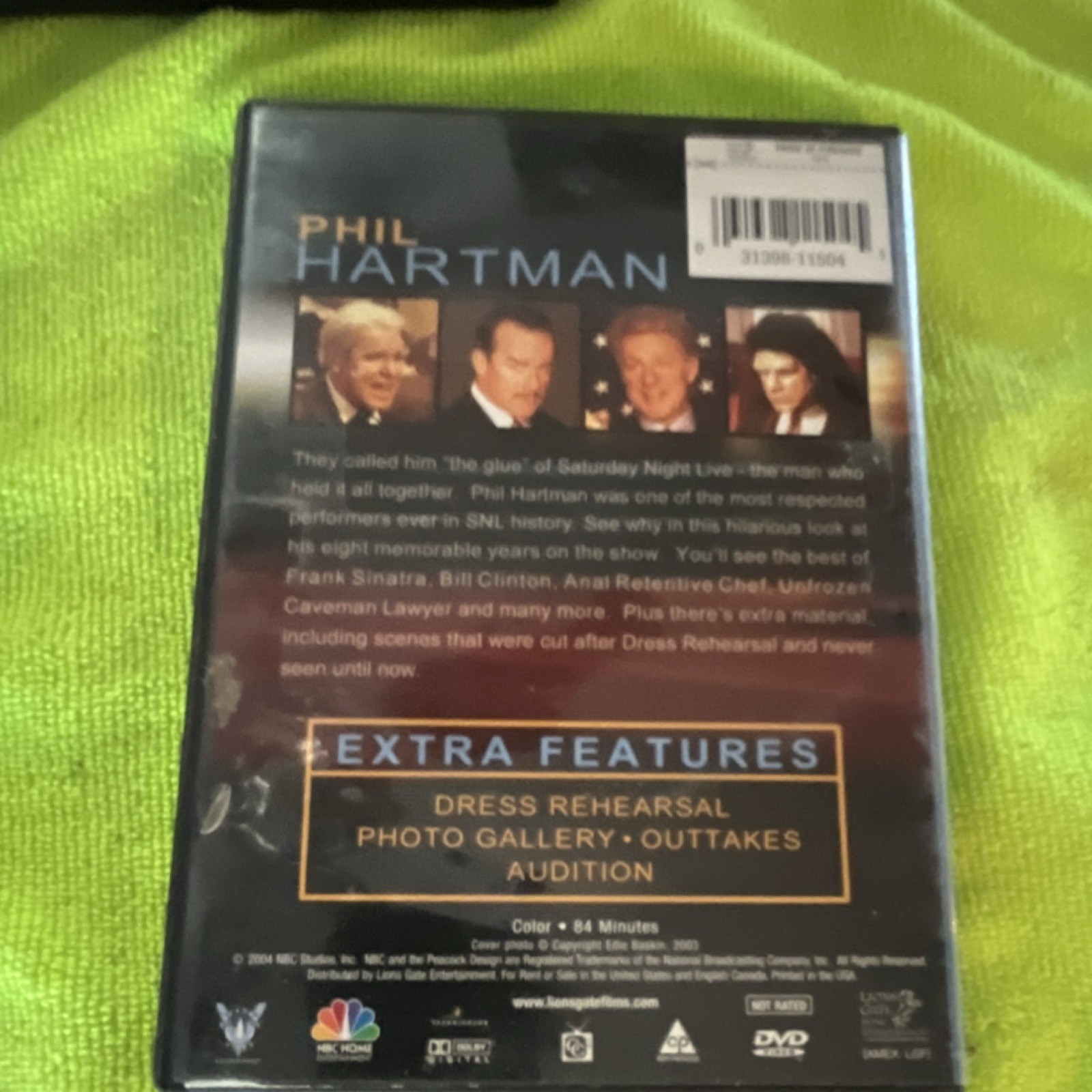 Saturday Night Live Best of Phil Hartman DVD TV Series Outtakes 84 Min