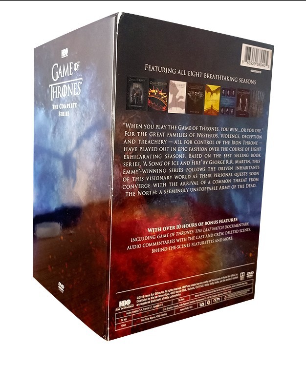 Game of Thrones Complete Series Seasons 1-8(DVD 38-Disc ) New & Sealed