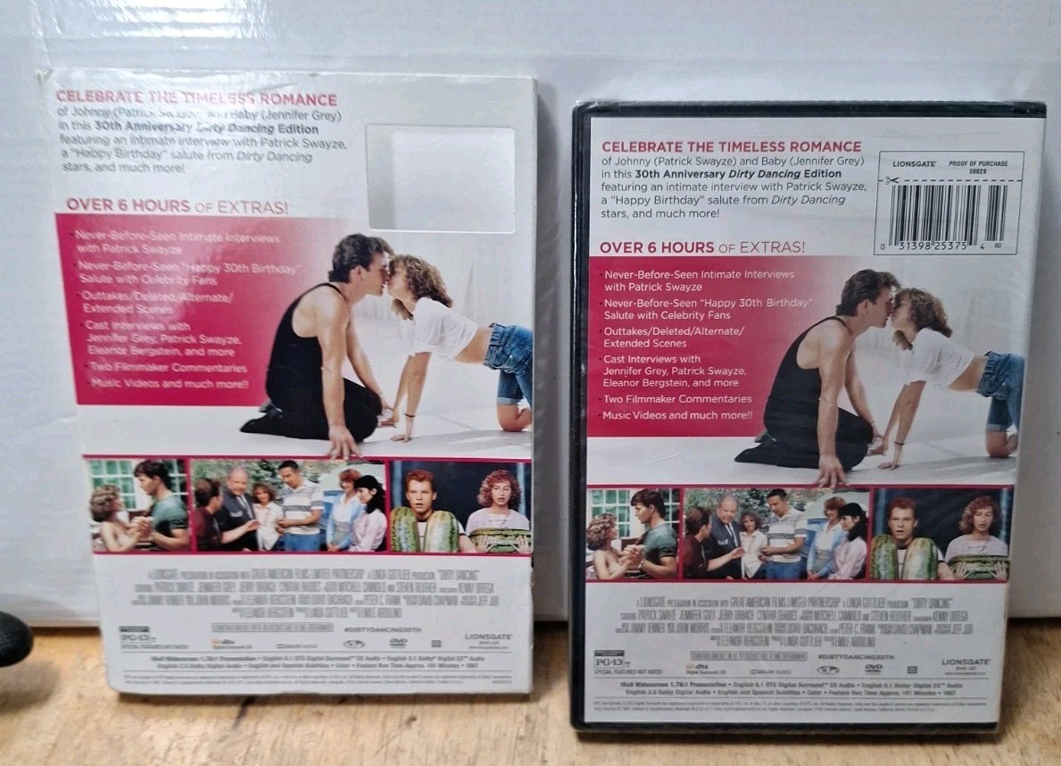 Dirty Dancing (DVD, 2017, 2-Disc Set, 30th Anniversary) Sealed