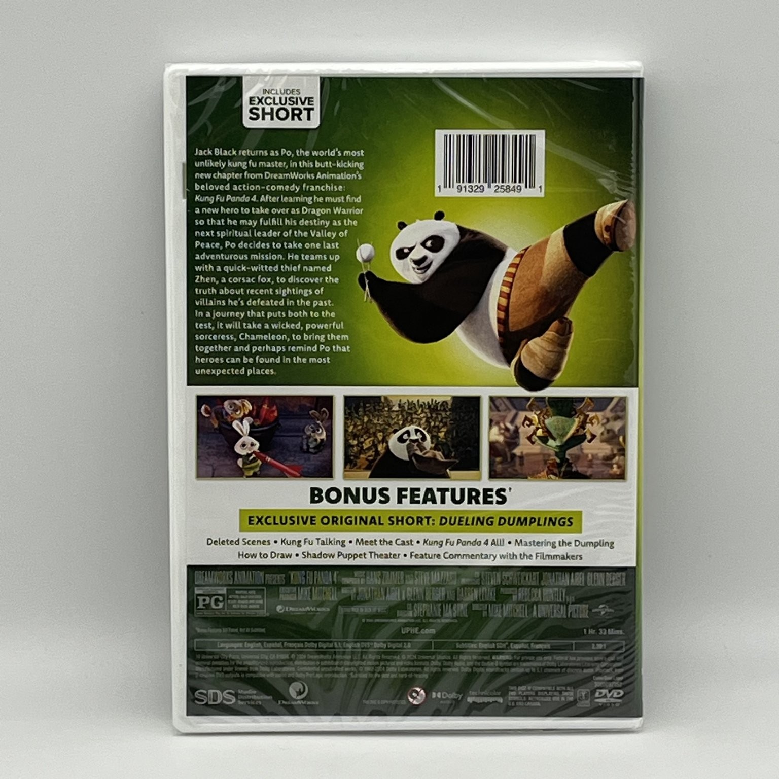 Kung Fu Panda 4 DVD 2024 Collector’s Edition Exclusive Short – New Sealed