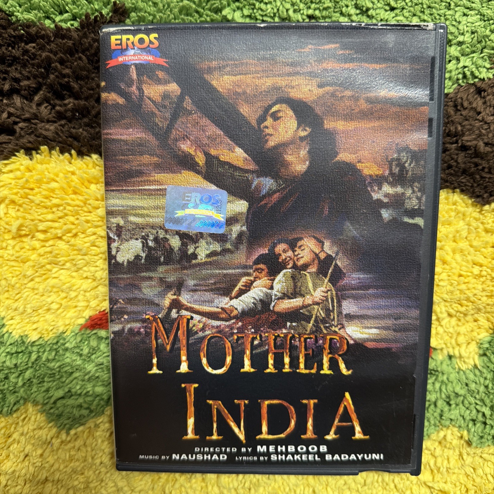 Mother India DVD 1957 Bollywood Epic Drama RARE Foreign Language Eros Film VG+