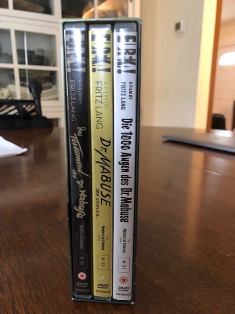 The Complete Fritz Lang Mabuse Eureka Masters Of Cinema 3 DVD Box Set