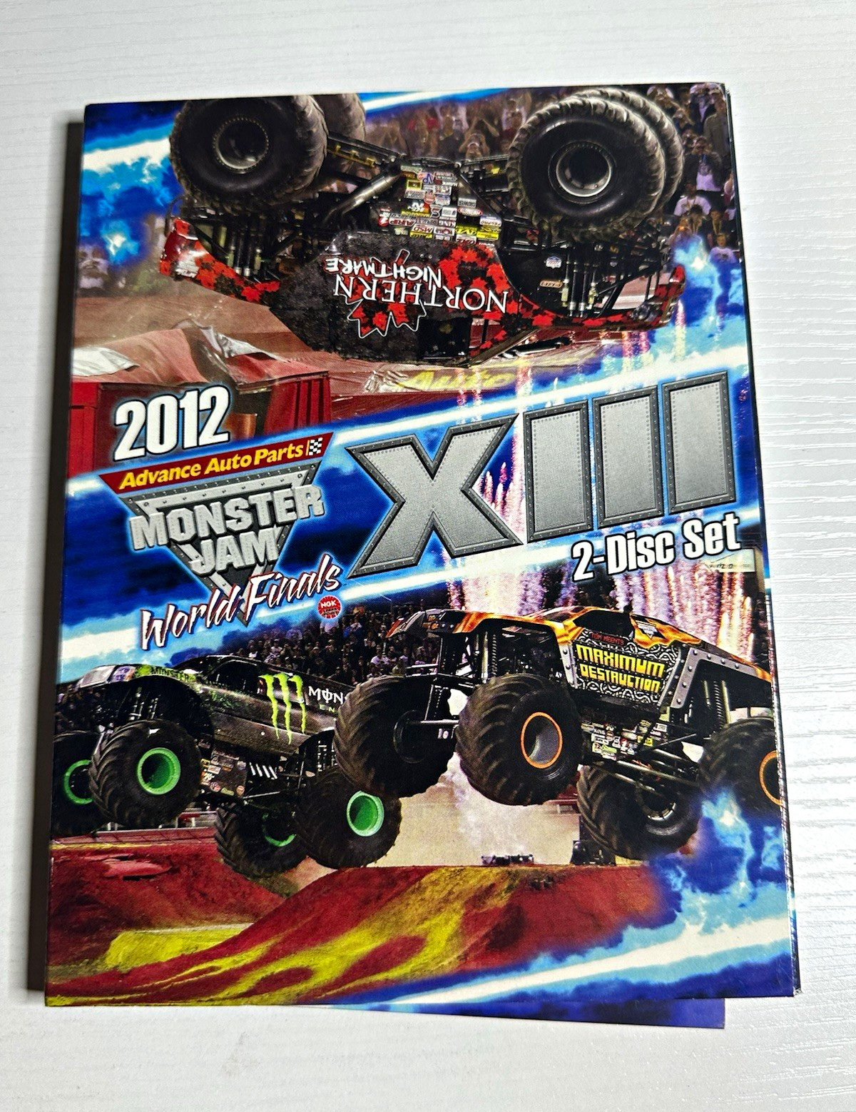 Monster Jam World Finals XIII (2012) 2-Disc DVD Set OnBoards BTS 185 Min