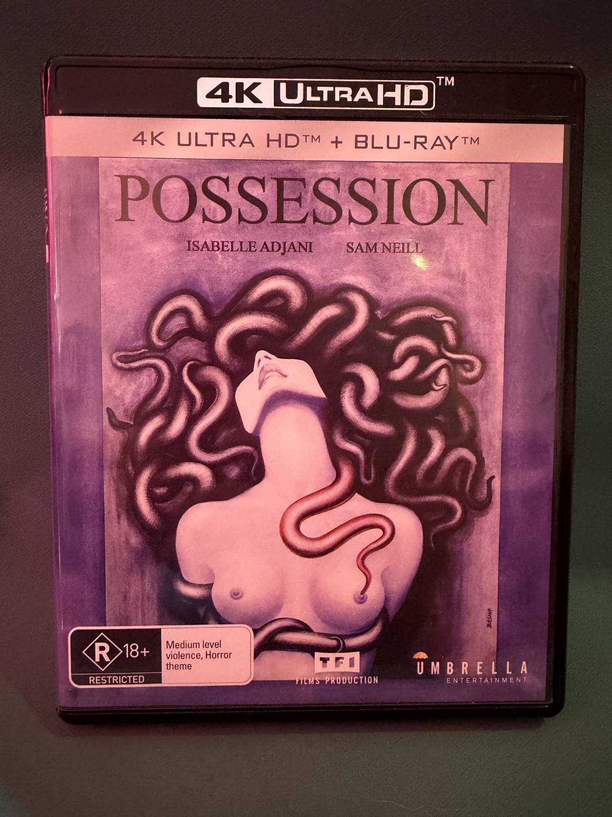 Possession (Umbrella – Ultra HD, 1981) Region B blu-ray