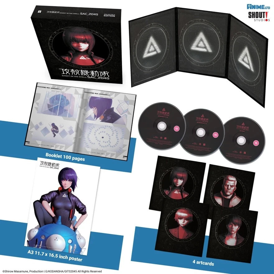 Ghost in the Shell: SAC 2045 Season 1 Collectors Edition Blu-ray (Region A/B)