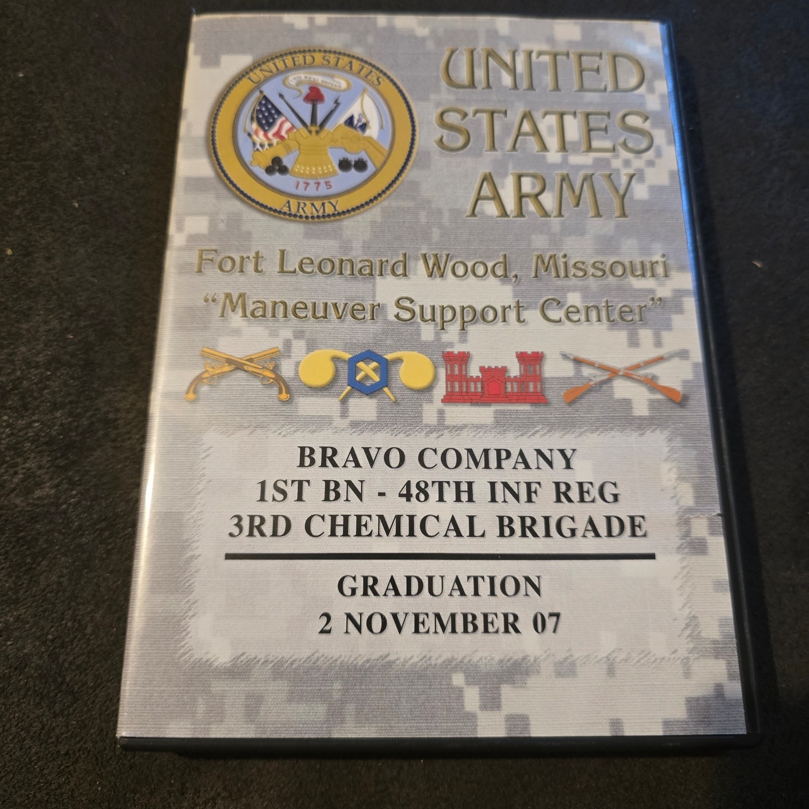 United States Army Fort Leonard Wood Missouri Bravo Company Graduation DVD 2007