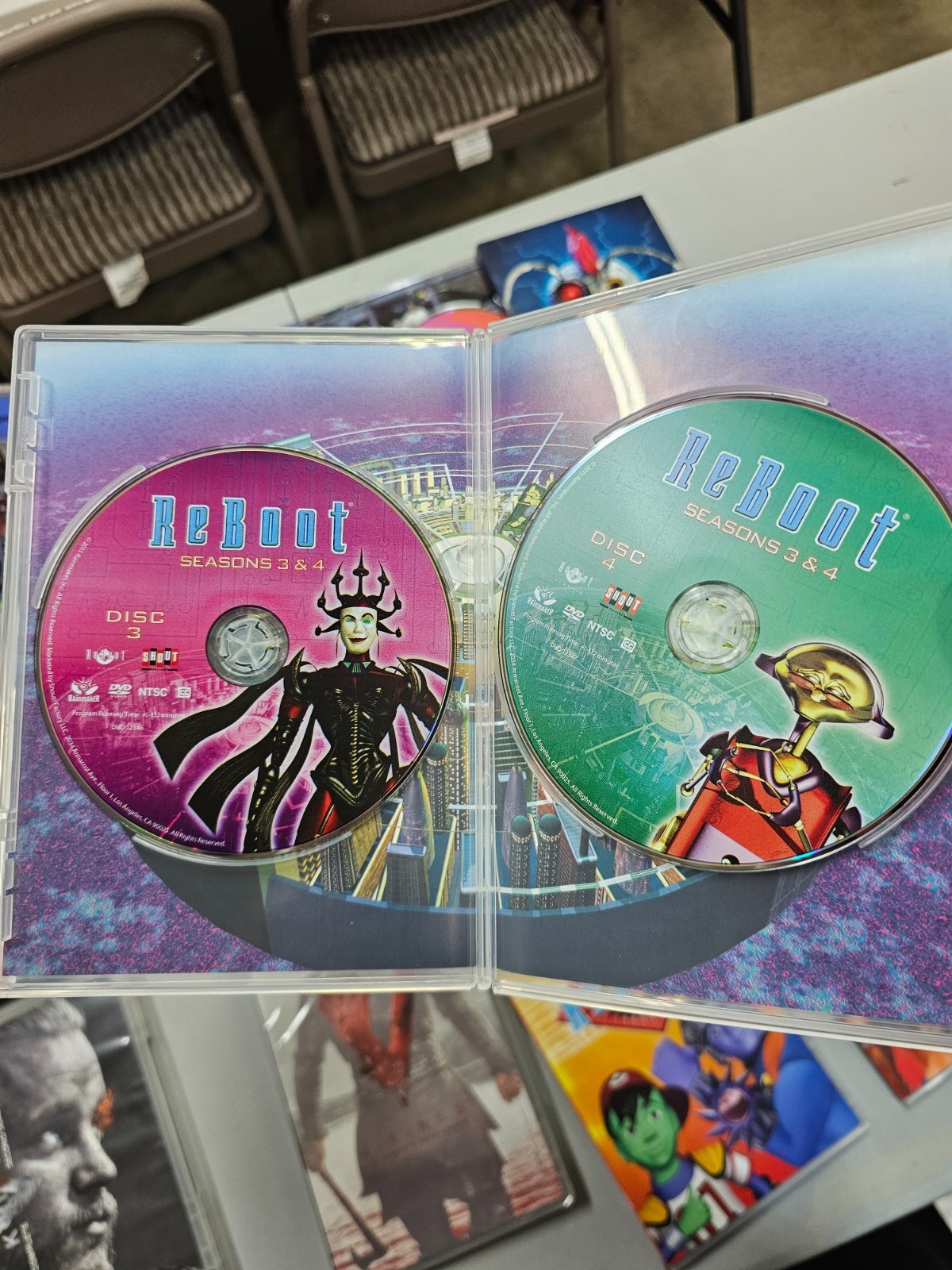 Anime DVD Lot Reboot Robot Chicken Vikings Dogma Batterys not incl Empire Record