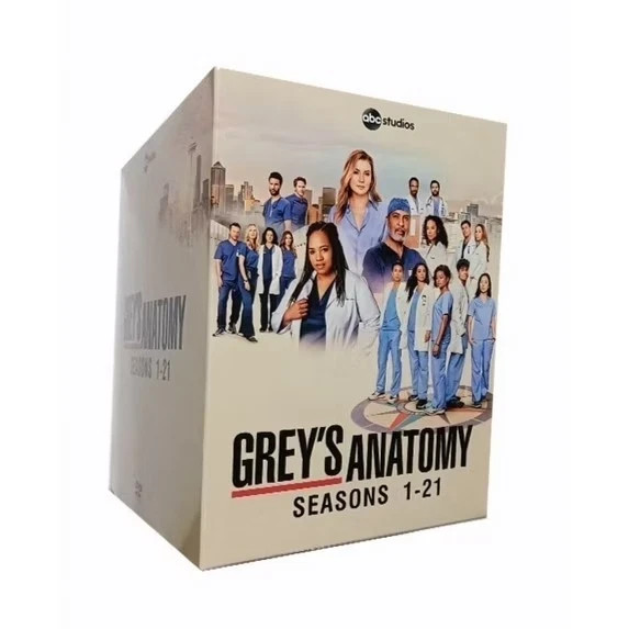 Grey’s Anatomy Seasons 1-21 Complete Series DVD Box Set Collection NEW FREE SHIP