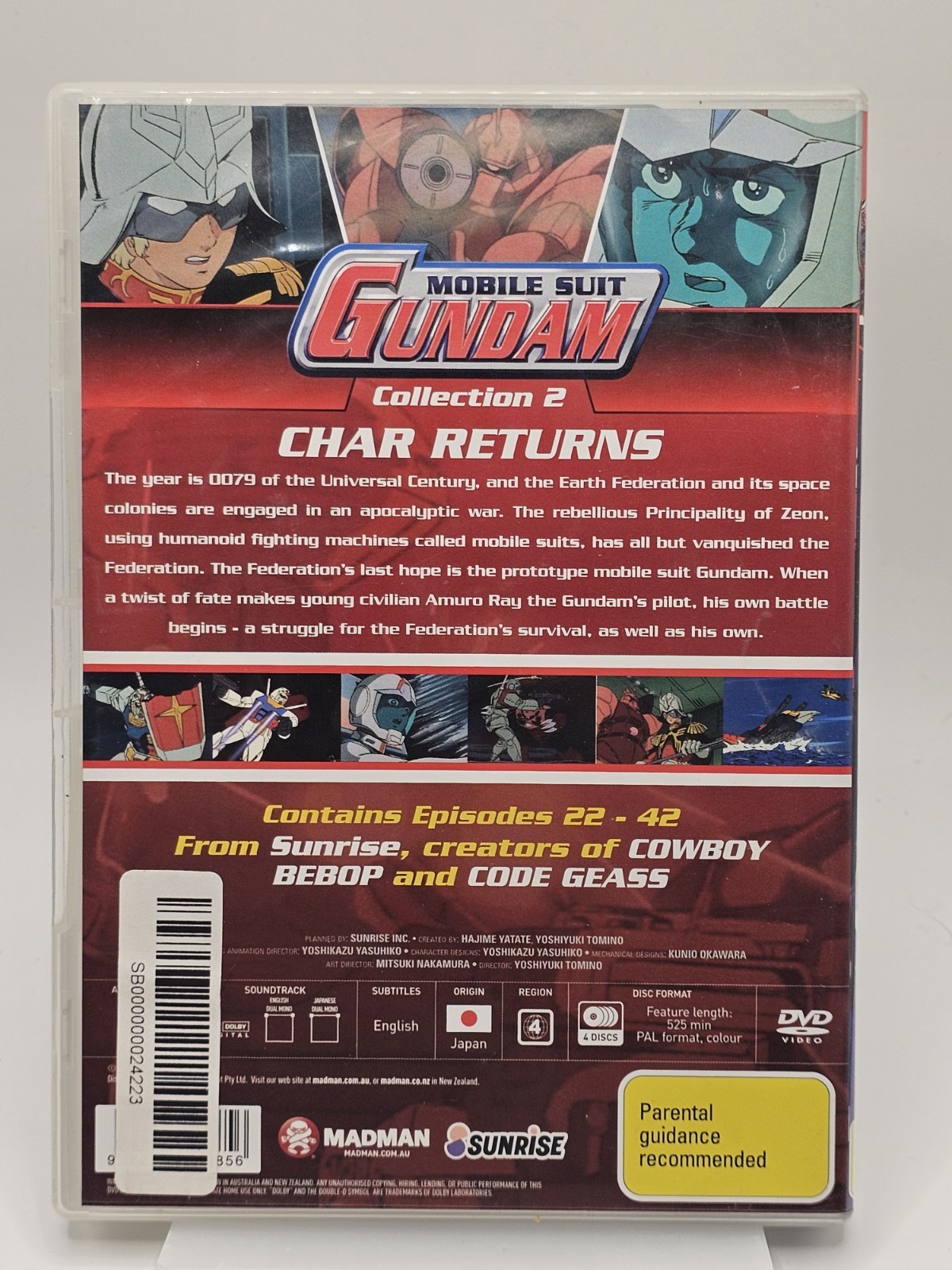 Mobile Suit Gundam Collection 2 DVD Box Set (4 Disc) Region 4 PAL