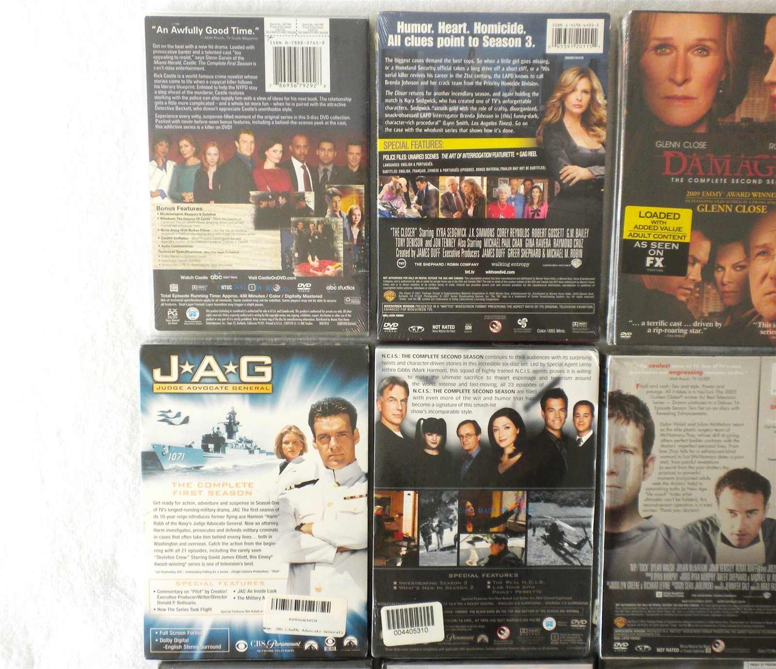 MIXED LOT 12 COMPLETE SEASONS TV SERIES DVD CRIME DETECTIVE DRAMA MEDICAL SEALED