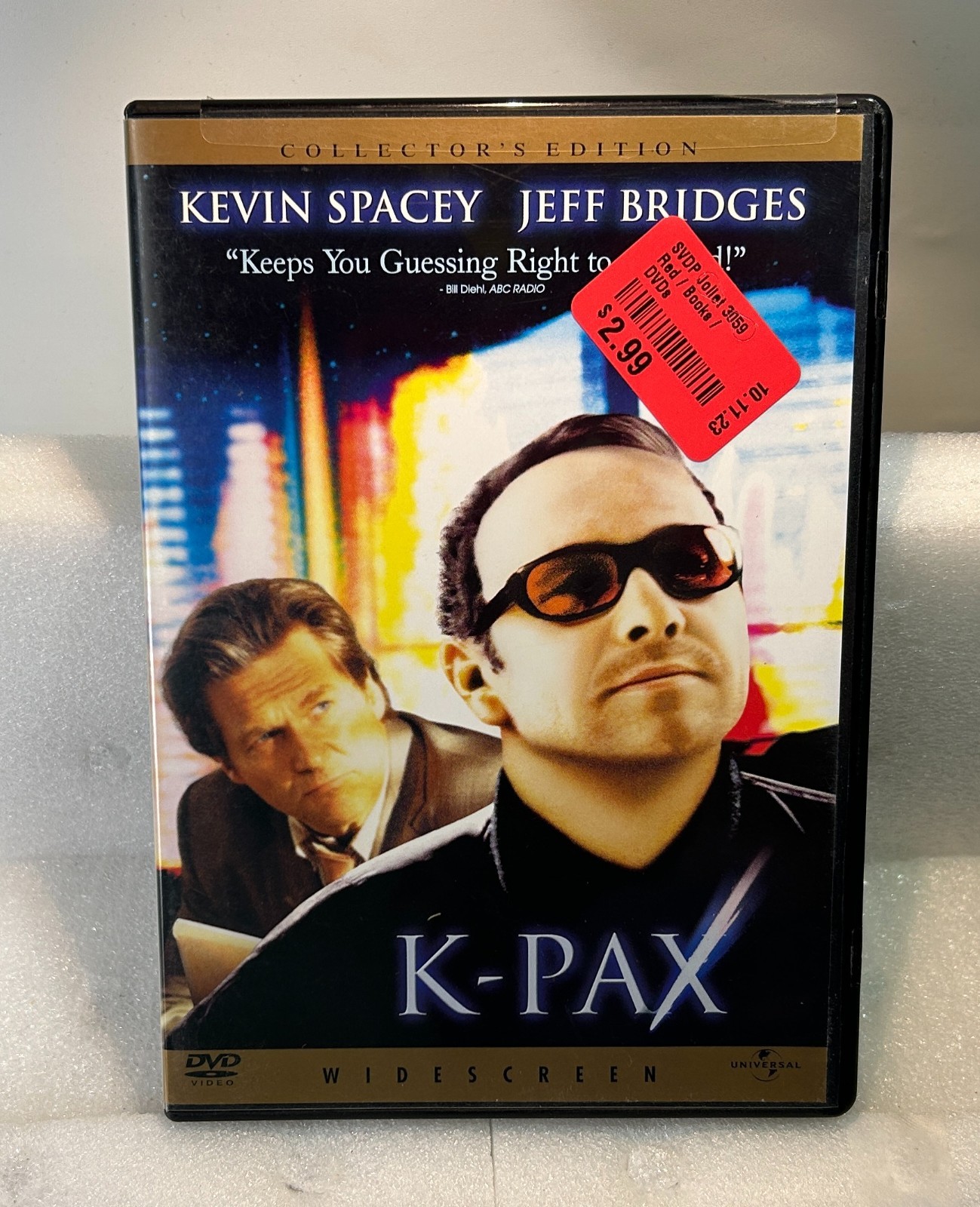 K-Pax (DVD, 2001, Wide) With Case, Tested