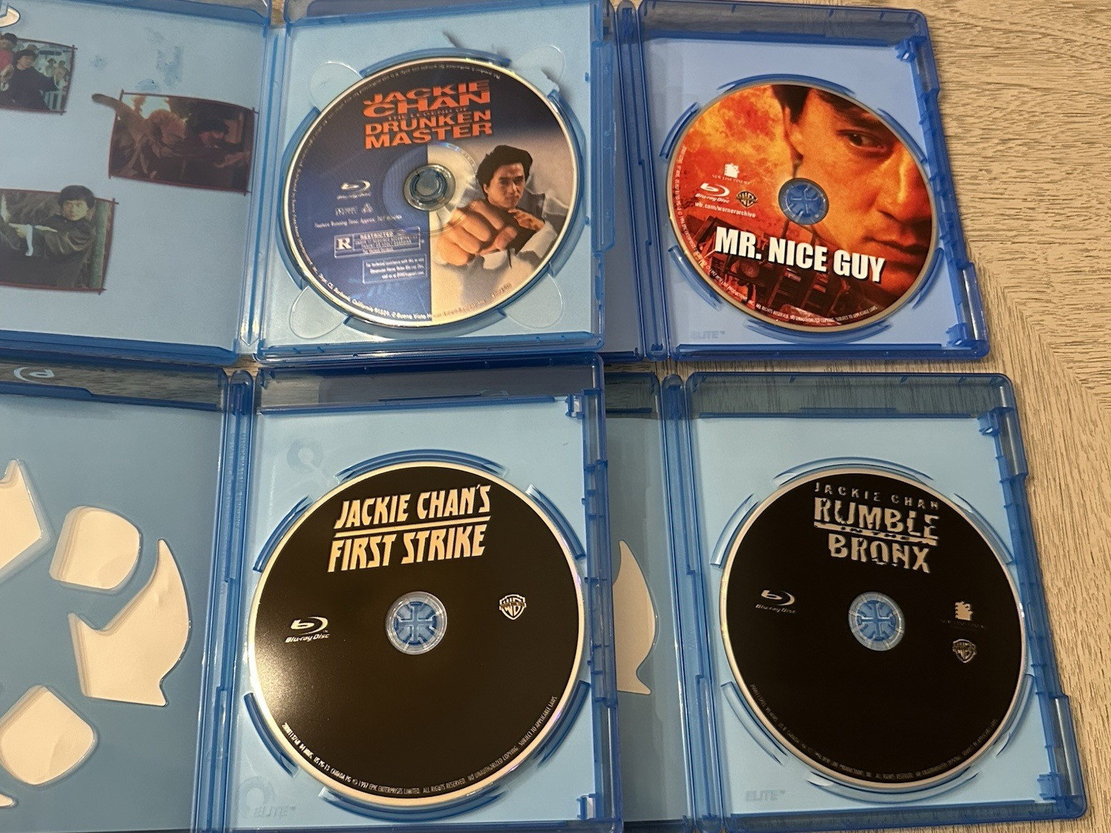 Jackie Chan Blu ray Lot – Legend of Drunken Master / Mr. Nice / First Strike etc
