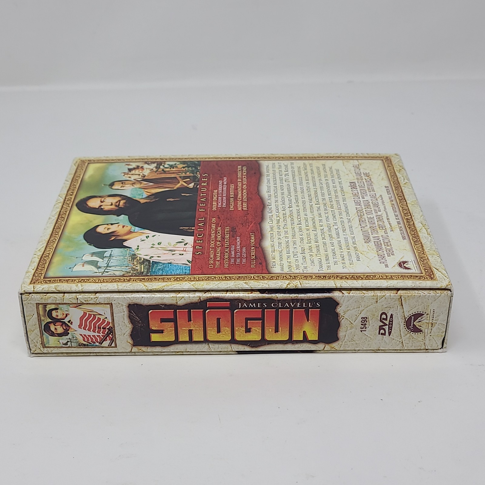 James Clavell’s Shogun TV Mini Series 5-Disc DVD Set 1980 OOP