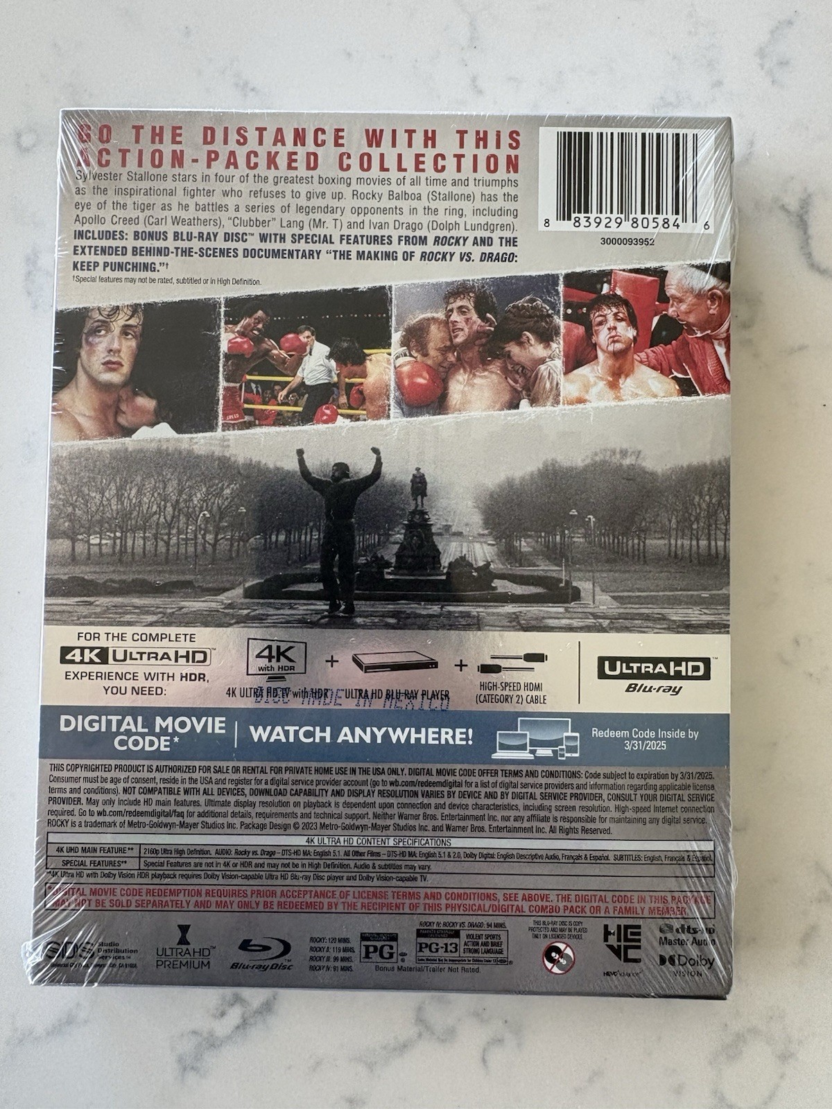 The Knockout Collection 4K Ultra HD + Blu-ray (4-Movie Box Set) NEW SEALED
