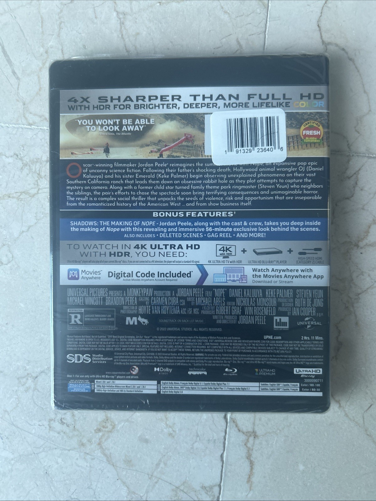 Nope (4K, Blu-ray, Digital, 2022) Exclusive Walmart Collectors Edition Slipcover