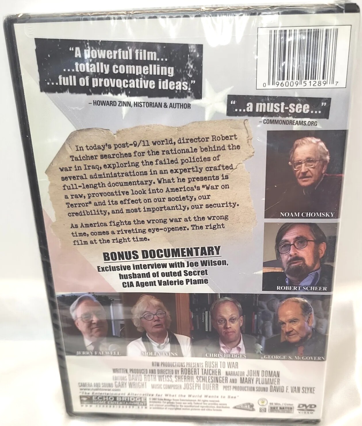 Rush to War DVD 2004 Echo Bridge The Machine Studios Narrated by John Doman