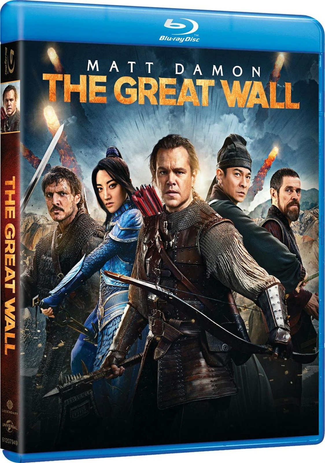 The Great Wall Blu-ray Matt Damon NEW