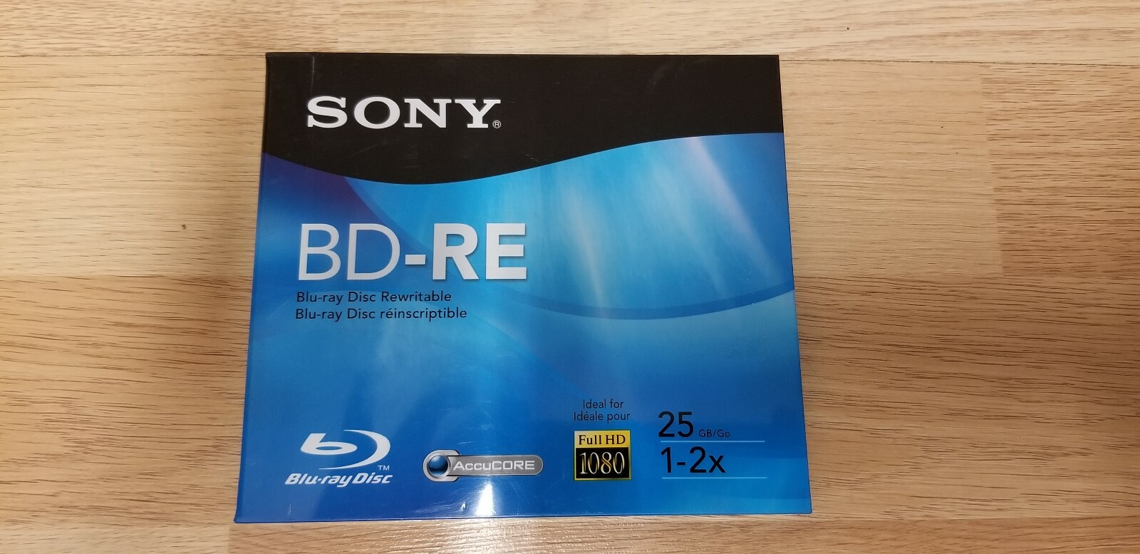Sony BD-RE Blu-Ray Disc Rewritable, 25GB/Go NEW SEALED