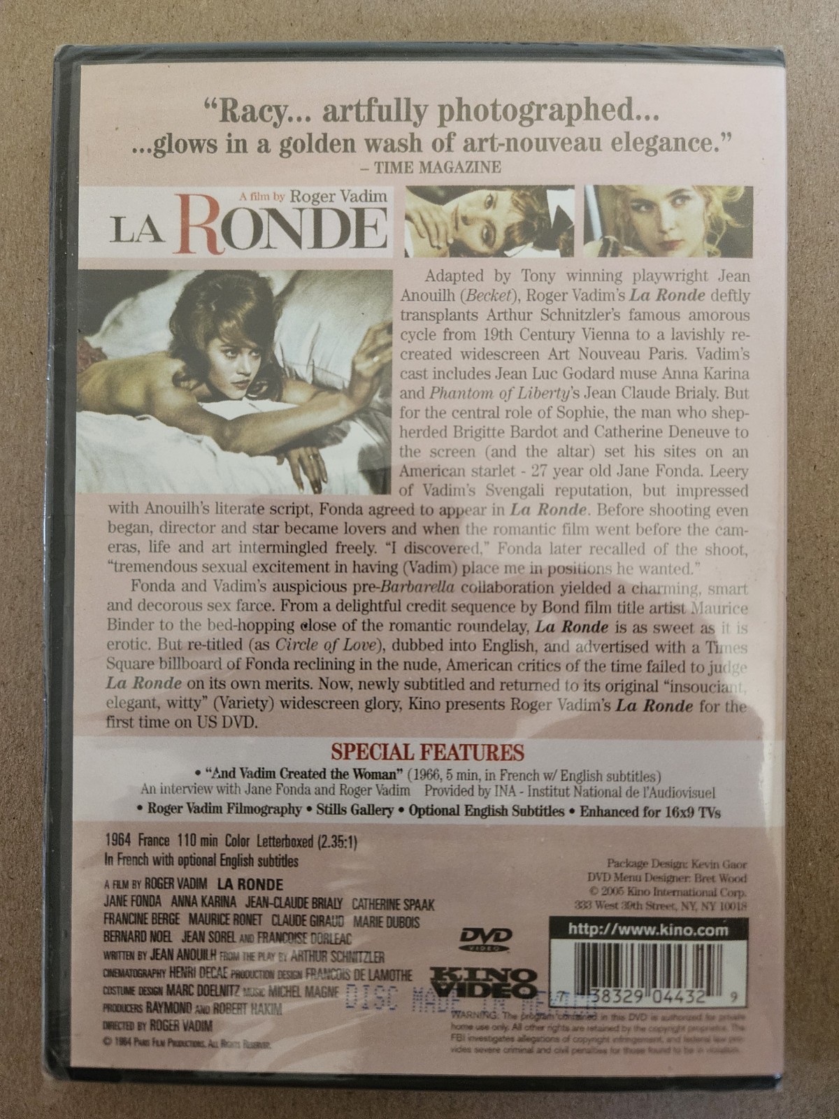 La Ronde (Circle of Love) (DVD, 1964)🔥New-Sealed🔥