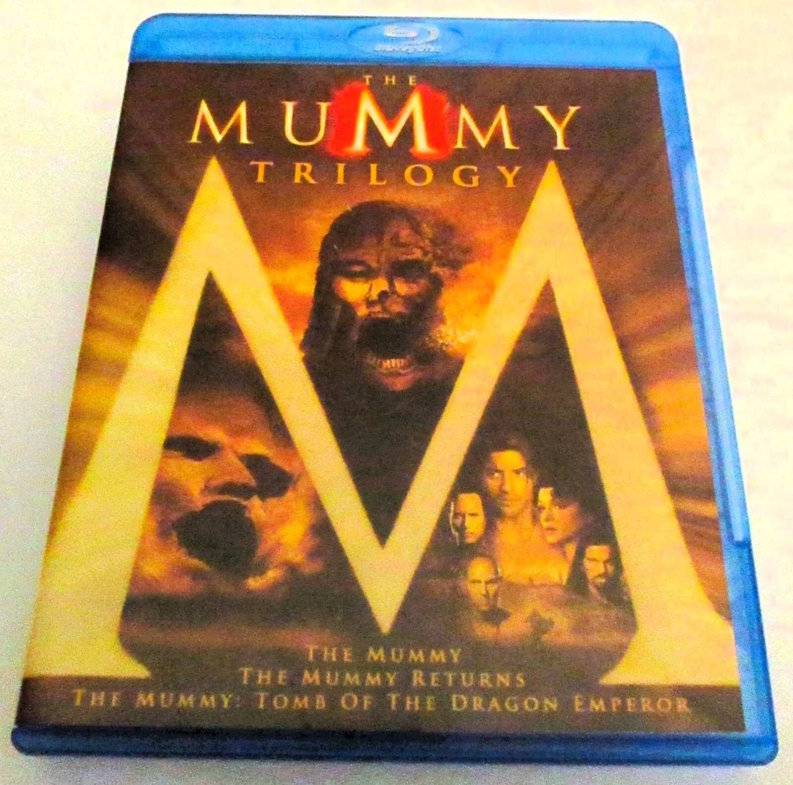The Mummy Trilogy 3 Disc Blu-Ray Brendan Fraser Returns Tomb Of Dragon Emperor