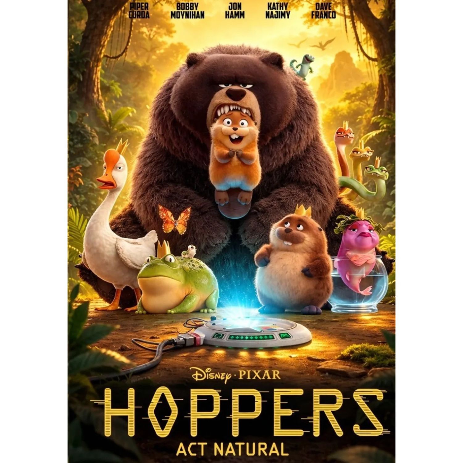 Hoppers Movie DVD 2026 Animation FREE SHIPPING Region Free English Subtitles