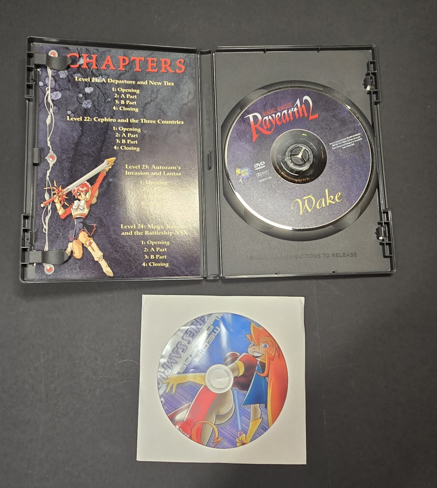 Rayearth2 Magic Knight DVD Memorial Box 2 TESTED FREE SHIPP