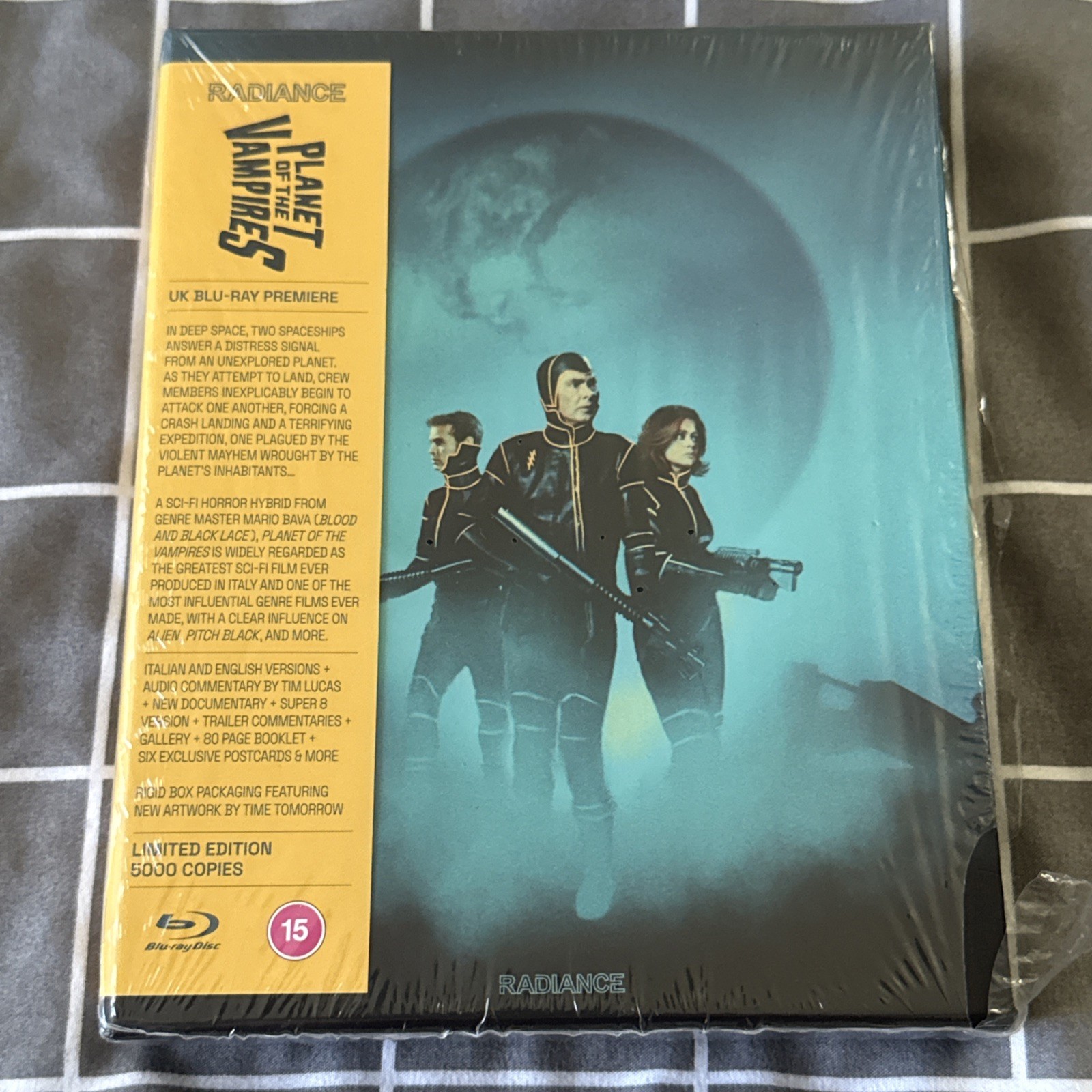 Planet of the Vampires Blu-ray OOP Radiance Limited Edition Box Mario Bava Alien