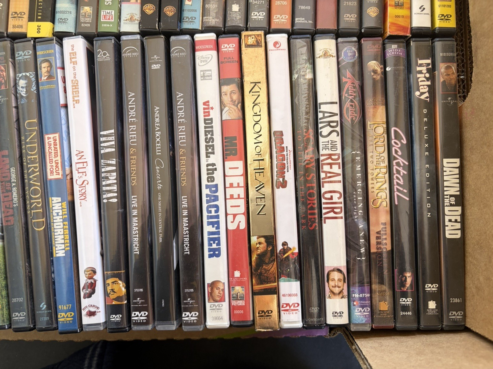 Lot of 72 DVDs Movies Used VG – G Condition *Read*